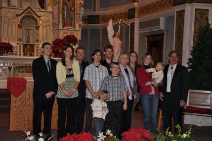 David and Gloria Gross family, January 2, 2010